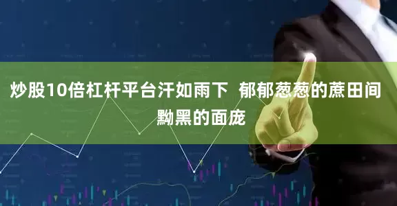 炒股10倍杠杆平台汗如雨下  郁郁葱葱的蔗田间  黝黑的面庞