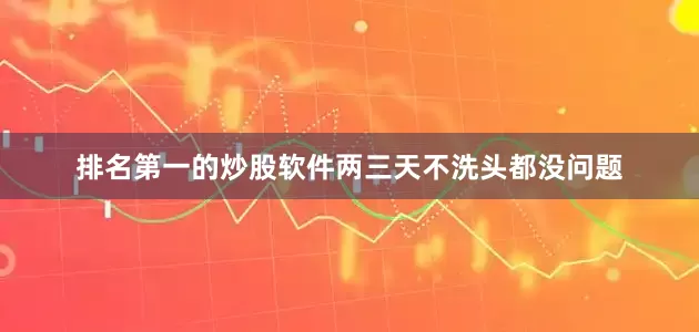 排名第一的炒股软件两三天不洗头都没问题